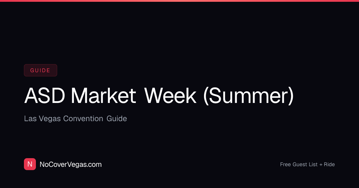 ASD Market Week Las Vegas 2026 | Free Clubs + No Cover Entry