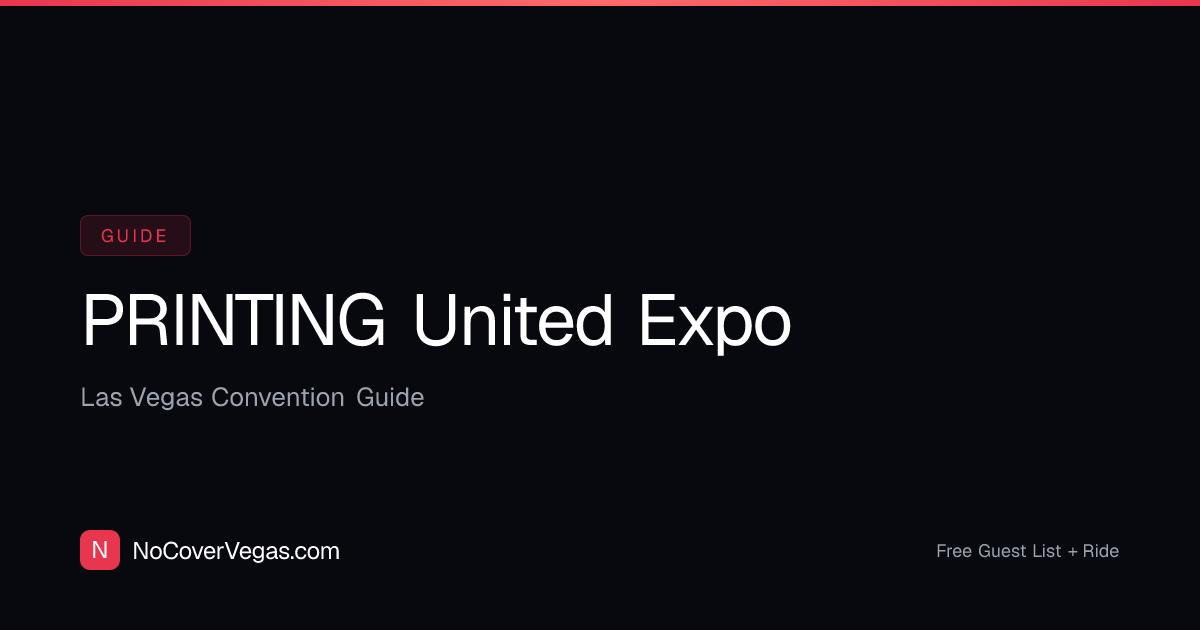 PRINTING United Las Vegas 2026 | Free Clubs + No Cover Entry
